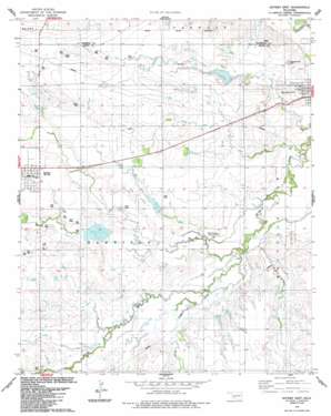 Gotebo East USGS topographic map 35098a7