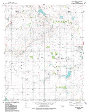 Gotebo West USGS topographic map 35098a8
