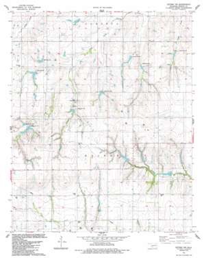 Gotebo NW USGS topographic map 35098b8