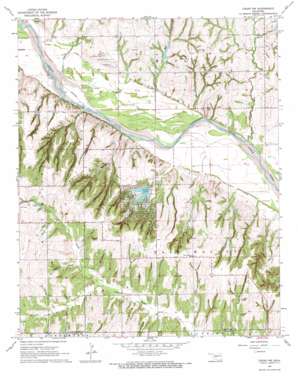 Cogar NW USGS topographic map 35098d2