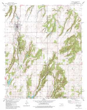 Binger USGS topographic map 35098d3