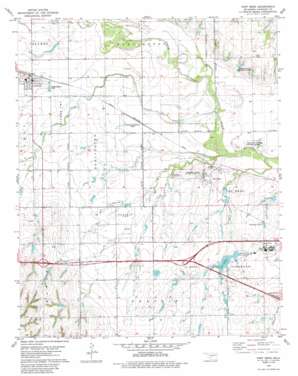 Watonga USGS topographic map 35098e1