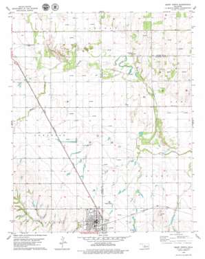 Geary North topo map