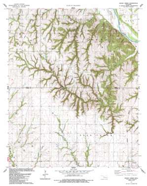 Rough Creek topo map