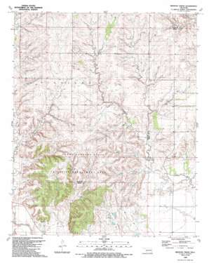 Minnow Creek topo map