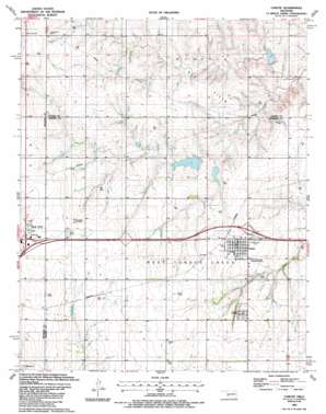Canute USGS topographic map 35099d3