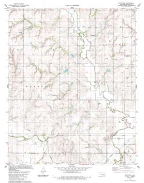 Foss Reservoir USGS topographic map 35099e1