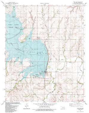 Foss Dam USGS topographic map 35099e2