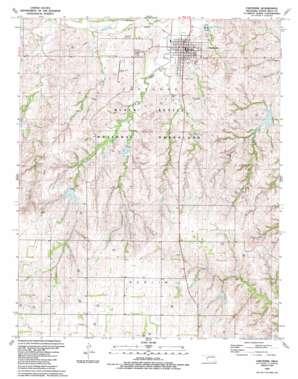 Cheyenne topo map