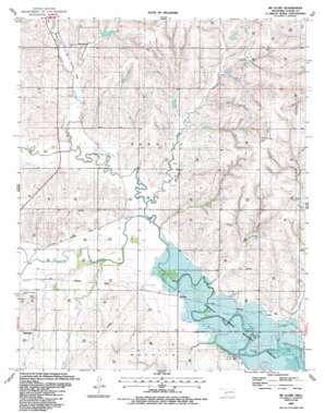Mcclure topo map