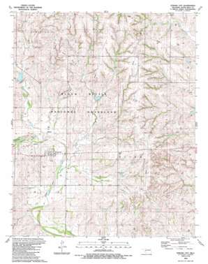 Strong City USGS topographic map 35099f5