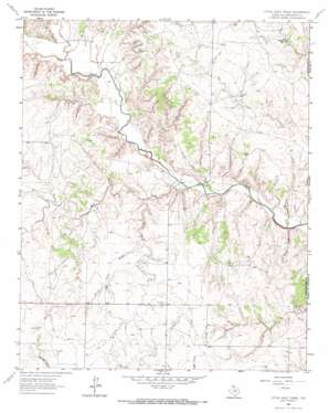 Little Wolf Creek topo map