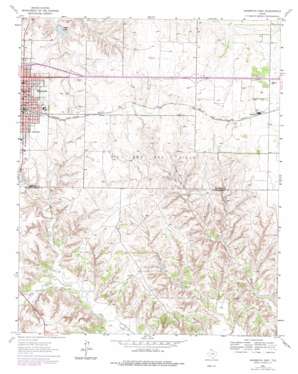 Shamrock East USGS topographic map 35100b2
