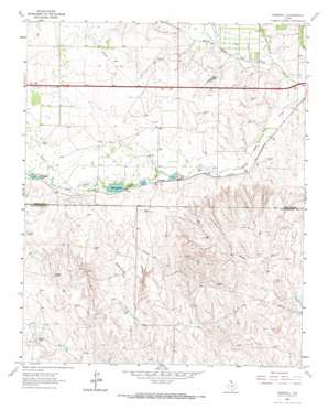 Ramsdell topo map