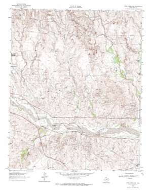 Pond Creek NW USGS topographic map 35100d6