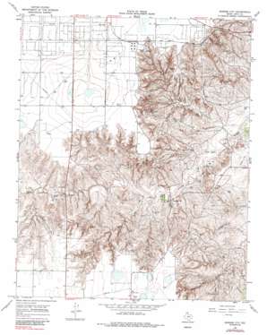 Bowers City USGS topographic map 35100d8