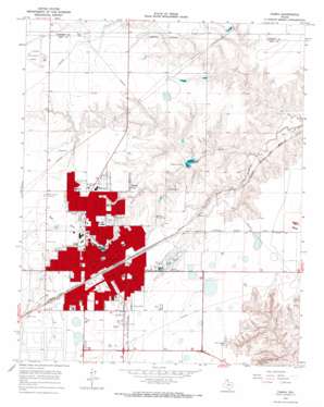 Pampa USGS topographic map 35100e8