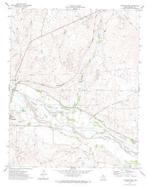 Canadian East topo map