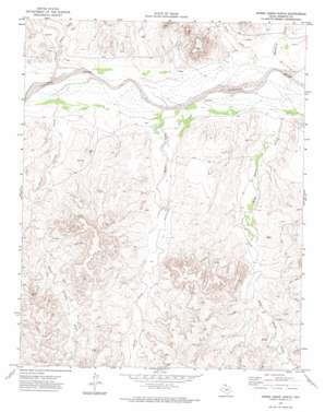 Horse Creek North USGS topographic map 35100h6