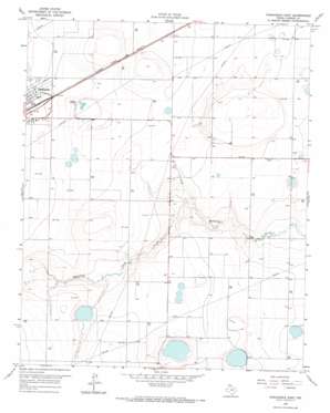 Panhandle East topo map
