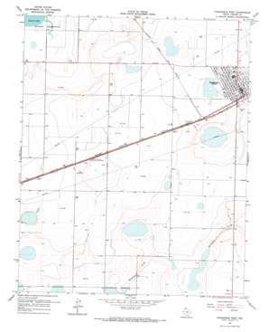 Panhandle West topo map