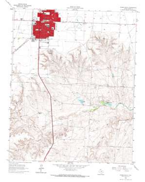 Dumas South USGS topographic map 35101g8