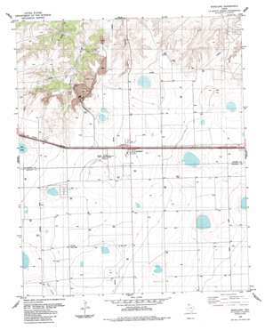 Bushland USGS topographic map 35102b1