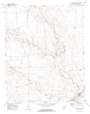 Whiteaker Ranch topo map