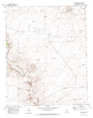 Beck Ranch USGS topographic map 35102h8