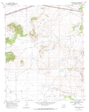 Quemado Hills USGS topographic map 35103a8