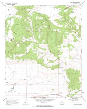 Cow Canyon USGS topographic map 35103b8