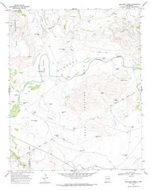 Trinchera Creek topo map