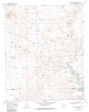 Montesito Creek USGS topographic map 35103d5