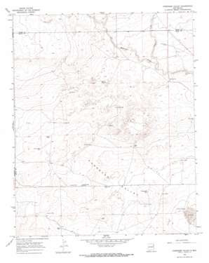 Cherokee Valley topo map