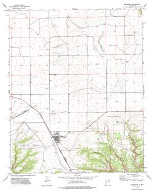 Mosquero USGS topographic map 35103g8