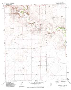 Koger Ranch topo map