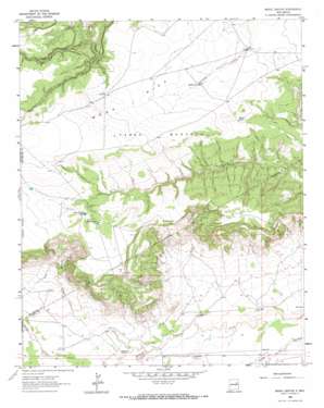 Muniz Canyon USGS topographic map 35104b1