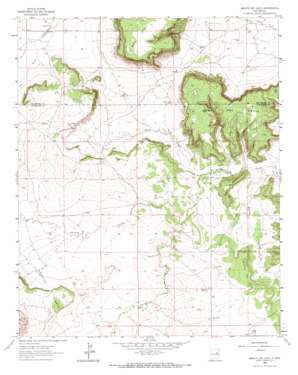 Mesita Del Gato USGS topographic map 35104b4