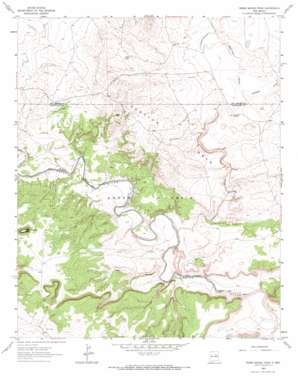 Pedro Miguel Peak USGS topographic map 35104b8