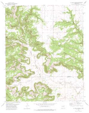 La Cinta Canyon USGS topographic map 35104g2
