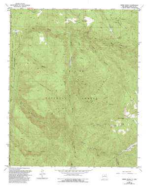Sierra Mosca topo map