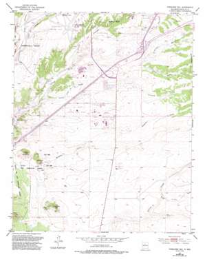 Turquoise Hill USGS topographic map 35106e1