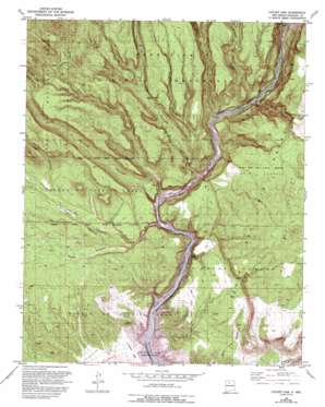Cochiti Dam USGS topographic map 35106f3