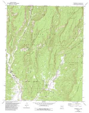 Ponderosa USGS topographic map 35106f6