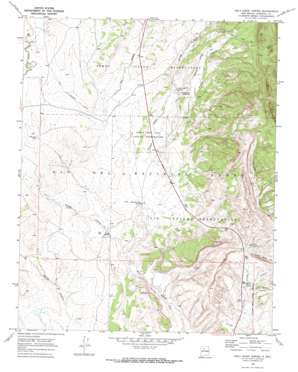 Holy Ghost Spring topo map
