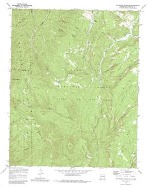 San Miguel Mountain USGS topographic map 35106g7