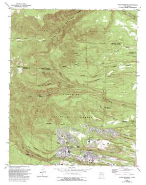 Guaje Mountain USGS topographic map 35106h3