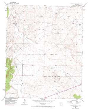 Canoncito School USGS topographic map 35107a1
