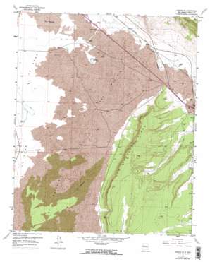 Grants SE USGS topographic map 35107a7