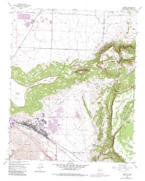 Grants USGS topographic map 35107b7